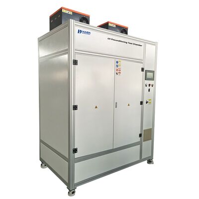 ห้องทดสอบ UV การปรับปรุงก่อน แผ่นแสงอาทิตย์ อุปกรณ์การทดสอบความรู้สึกต่อความเสียหายจากแสงสว่าง Ultraviolet เครื่องทดสอบการรักษาก่อน UV