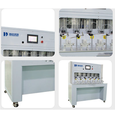 การวัดความต้านทานในการดูดในเวลาจริงด้วยเครื่องทดสอบบุหรี่อิเล็กทรอนิกส์ที่ยืนบนพื้น