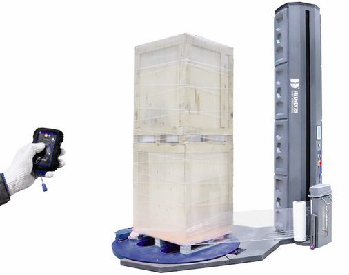 เครื่องพันพาเลทแบบหมุนจาน รุ่น E/M แบบอัตโนมัติเต็มรูปแบบ