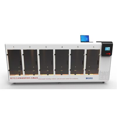 รายละเอียดอุปกรณ์ของเครื่องทดสอบปริมาตรและแรงดันการแตกของถุงยางอนามัยอัตโนมัติ 5105-HD