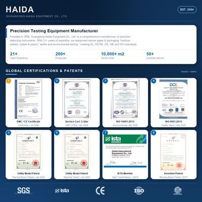 เครื่องทดสอบแรงกระแทกพื้นรองเท้า HAIDA เครื่องทดสอบแรงกระแทกฝาครอบนิ้วเท้า ความต้านทานแรงกระแทก อุปกรณ์ทดสอบรองเท้ามาตรฐาน EN ANSI